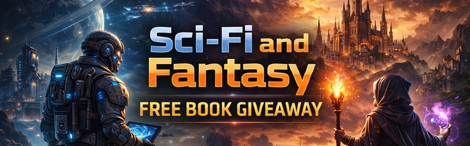 Science and Fantasy Giveaway — BookFunnel promo